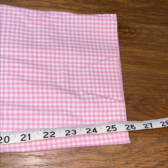 TALBOTS The Perfect Crop pink gingham pants - Picture 7 of 9